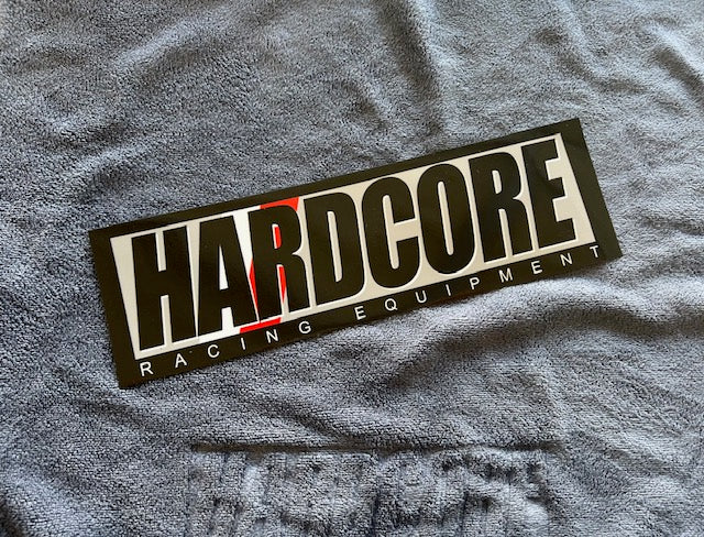 Hardcore Racing Equipment Sticker