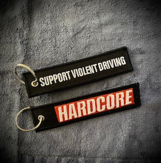 Hardcore flight tag key holder